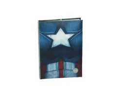 Libreta Capitan America con luz