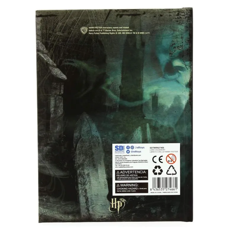 Libreta Voldemort con Luz