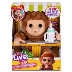 Little Live Pets My Baby Monkey Mascota Interactiv