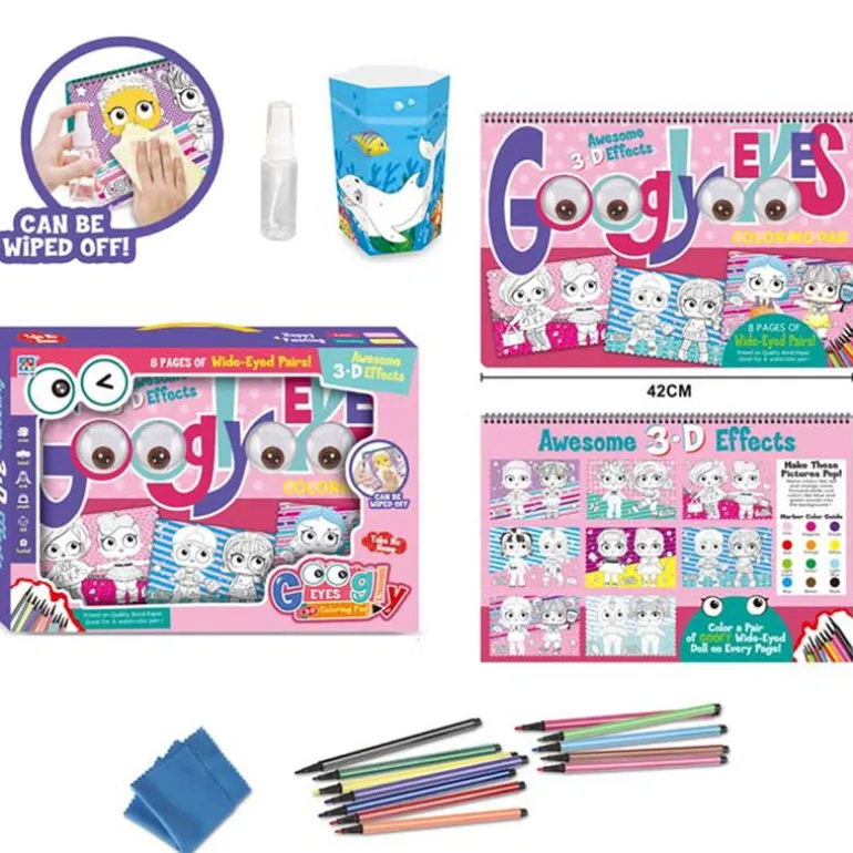 Láminas 3D Pintar y Lavar