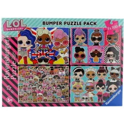 LOL Surprise Pack Puzzle 4x100 Piezas