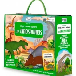 Los Dinosaurios Puzzle + Libro