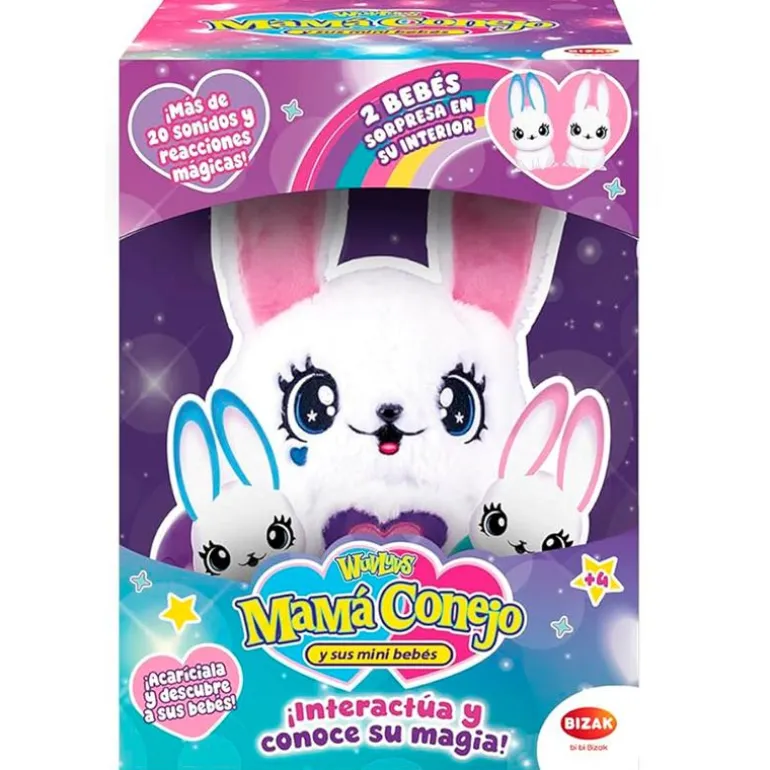 Mamá Conejo y Sus Mini Bebés Sorpresa
