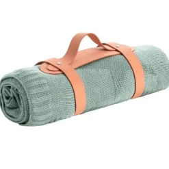 Manta punto Bamboo Stelle Menta