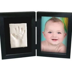 Marco Doble Mi primera huella negro