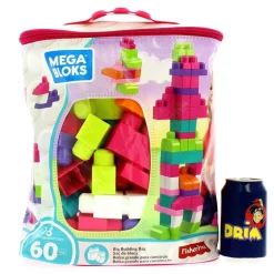 Mega Bloks First Builders ECO Bolsa 60 Rosa