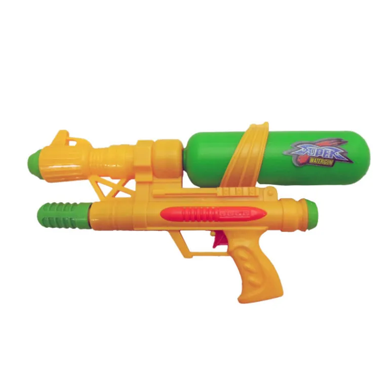 Metralleta de Agua Amarilla y Verde 37 cm