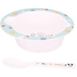 Mickey Mouse Pack Plato + Cuchara Micro