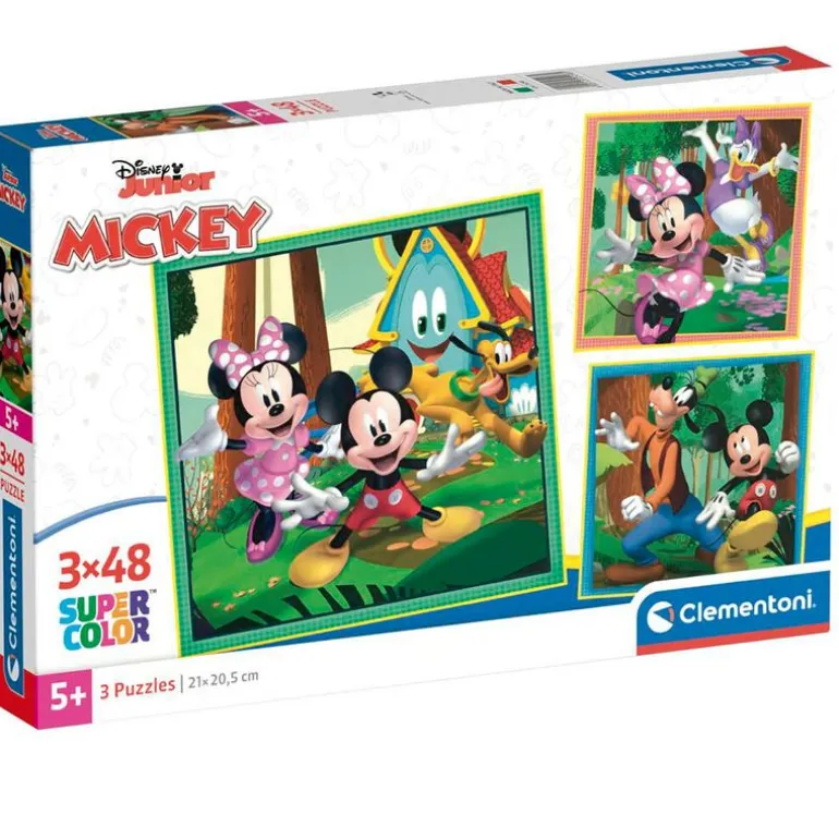 Mickey Mouse Puzzle 3X48 Piezas