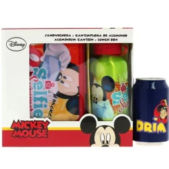 Mickey Mouse Sandwich con Cantimplora
