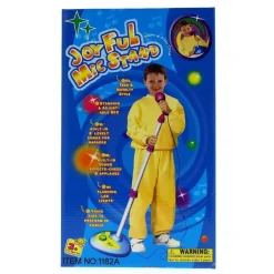 Micrófono electrónico azul