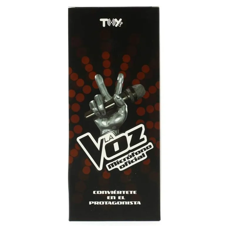 Micrófono La Voz Negro/Rojo