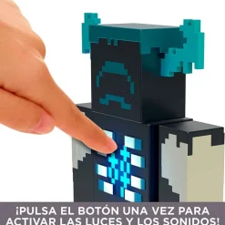 Minecraft Criatura Warden Figura Luces Sonidos