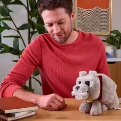 Minecraft Dennis el Lobo Peluche Interactivo