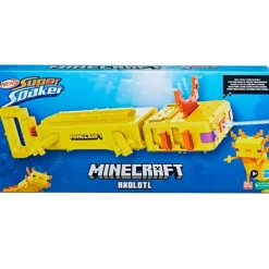 Minecraft Nerf Supersoaker Axolote