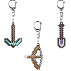 Minecraft Pack Llaveros Arma Surtido