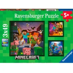 Minecraft Puzzle 3x49 Piezas