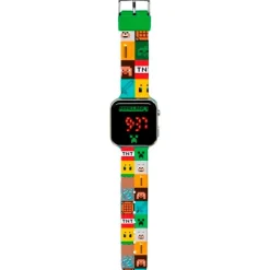 Minecraft Reloj Digital LED