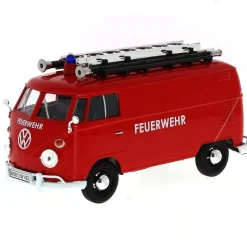 Miniatura Volkswagen Van FEUERWEHR 1:24