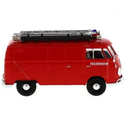 Miniatura Volkswagen Van FEUERWEHR 1:24