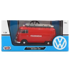 Miniatura Volkswagen Van FEUERWEHR 1:24
