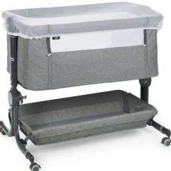 Minicuna Colecho Comfy Gris + textil Stars