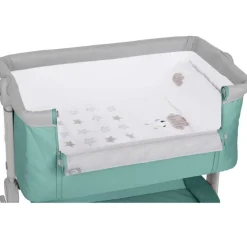 Minicuna Colecho Comfy Menta + textil Star