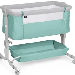 Minicuna Colecho Comfy Menta + textil Star