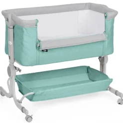 Minicuna Colecho Comfy Menta + textil Wish