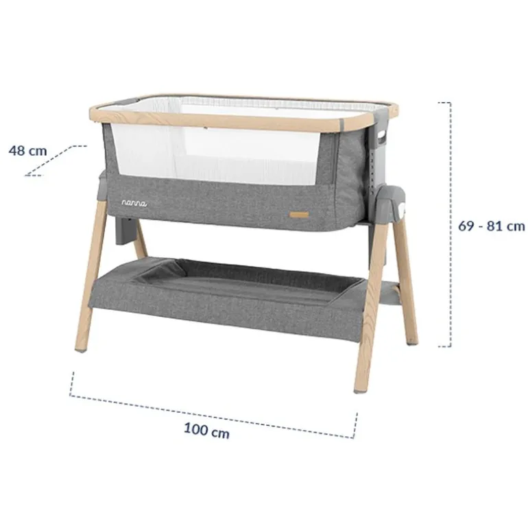 Minicuna colecho Nanna Gris