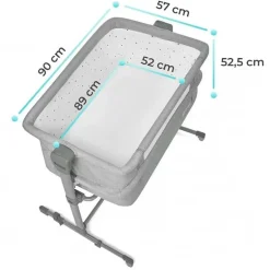 Minicuna colecho Neste Up Grey