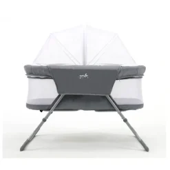 Minicuna plegable c/ mosquitera Gris