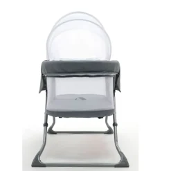 Minicuna plegable c/ mosquitera Gris