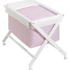 Minicuna Tijera Estrellas Rosa