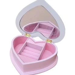 Minnie Mouse Joyero Madera Corazón