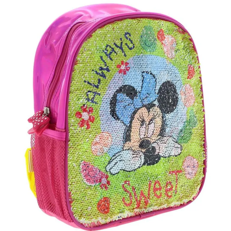 Minnie Mouse Mochila Lentejuelas Reversible