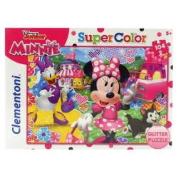 Minnie Mouse Puzzle con Purpurina de 104 Piezas