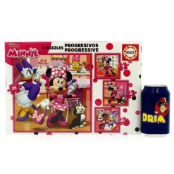 Minnie Mouse Puzzle Progresivo Ayudantes Felices
