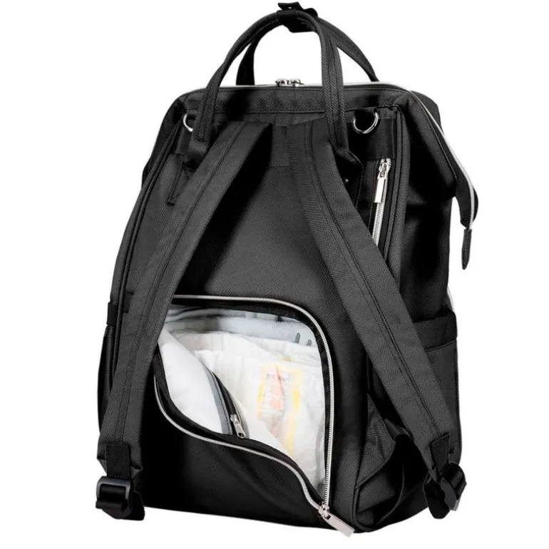Mochila maternal Siena negra
