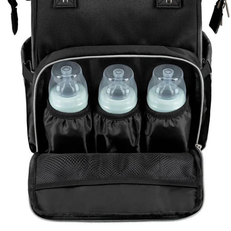 Mochila maternal Siena negra