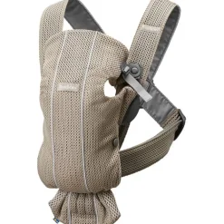 Mochila Mini Beige Tejido Mesh