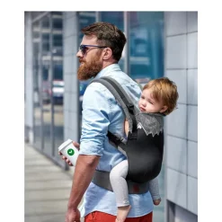 Mochila Pectoral Milo Grey hasta 20kg