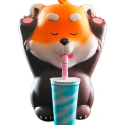 Mogu Pets Figura Panda Rojo Bubble Tea