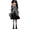 Monster High Muñeca Miércoles Addams Uniforme