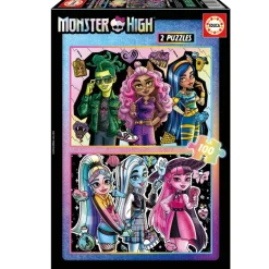 Monster High Puzzle 2x100 Piezas