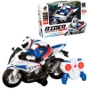 Moto de Carreras Azul y Blanca R/C