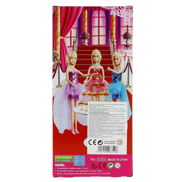 Muñeca Defa Lucy Vestido de Fiesta Lila