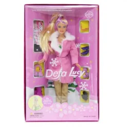 Muñeca Fashion Chaqueta Rosa