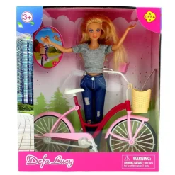 Muñeca Fashion con Bicicleta Surtida