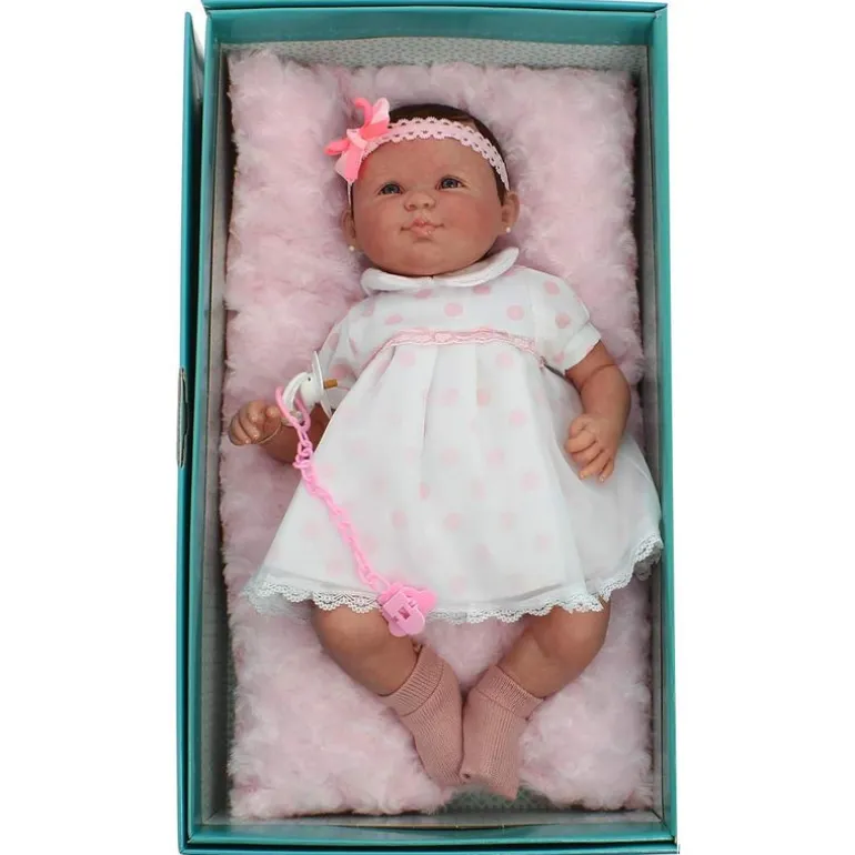 Muñeca Reborn Abril con Cojín